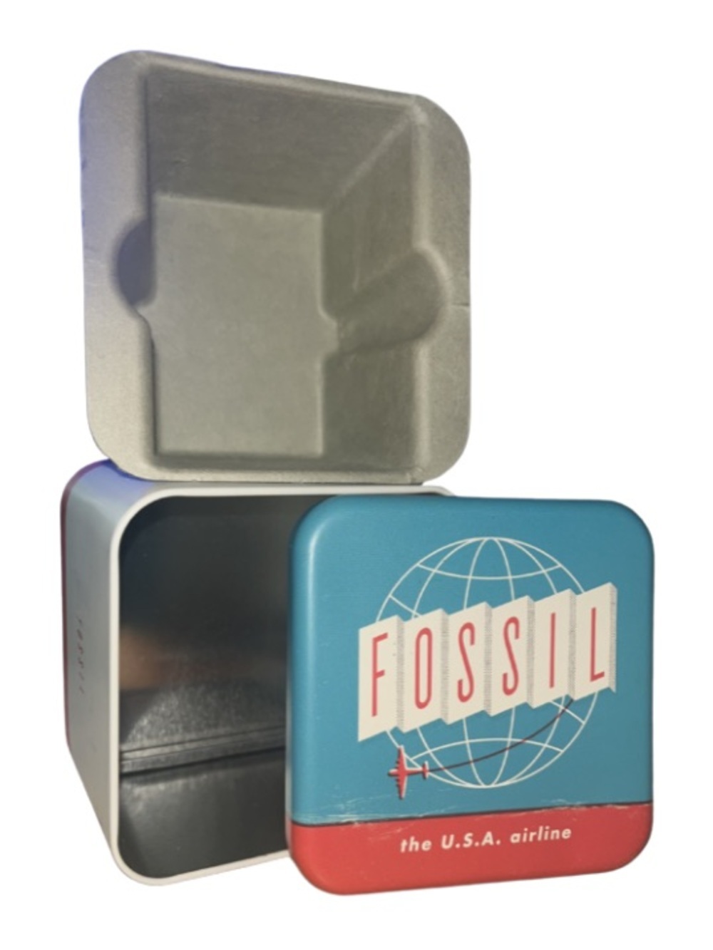 Fossil Vintage Watch
Tin Box The USA Airline Globe
Retro Mid Century Modern
MCM